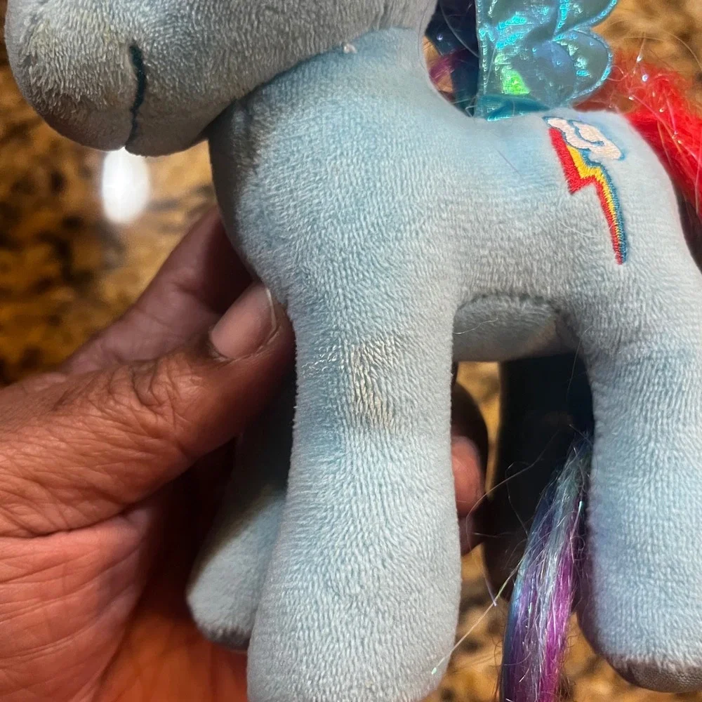 My Little‎ Pony Lot 4  Plush Rainbow Dash Izzy Moonbow Plush and Figures